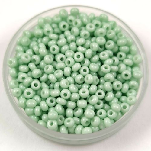 Preciosa seed bead- 03162 - Solgel Dyed Light Green -  10/0 - 100g - WHOLESALE