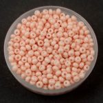 Preciosa kásagyöngy - 03191 - Salmon Dyed Chalkwhite - méret: 10/0 - 100g - AKCIOS