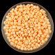 Preciosa Czech Glass Seed Bead - Light Orange Dyed Chalkwhite - 10/0