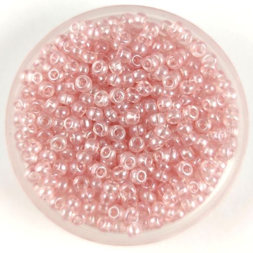 Preciosa Czech Glass Seed Bead - Light Rose Luster - 10/0