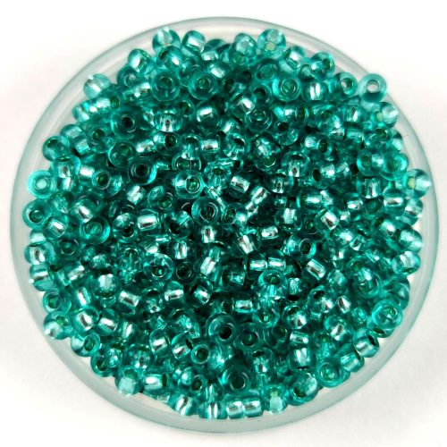 Preciosa Czech Glass Seed Bead - Silver Lined Blue Zircon - 10/0