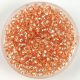 Preciosa Czech Glass Seed Bead - Silver Lined Peach - 10/0