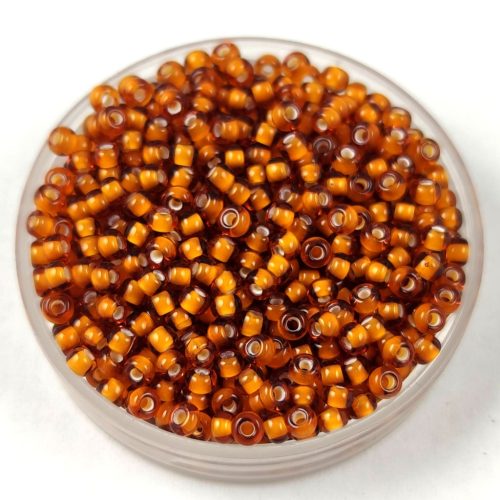 Preciosa seed bead- 15096 - White Lined Topas -  10/0 - 100g - WHOLESALE
