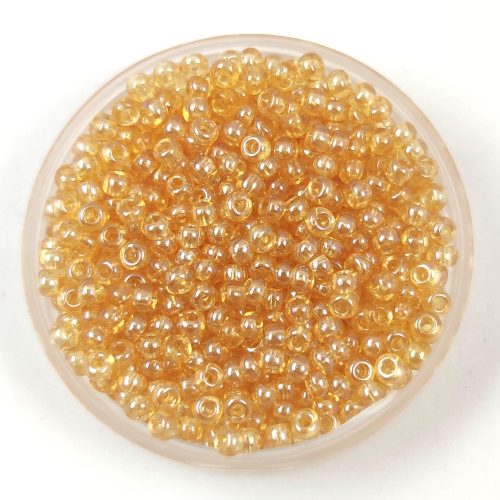 Preciosa Czech Glass Seed Bead - Light Topas Luster - 10/0