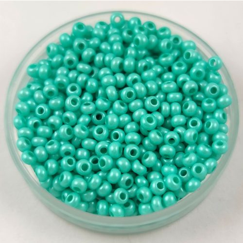 Preciosa seed bead- 16958 - Chalk Turquoise Terra Pearl -  10/0 - 100g - WHOLESALE