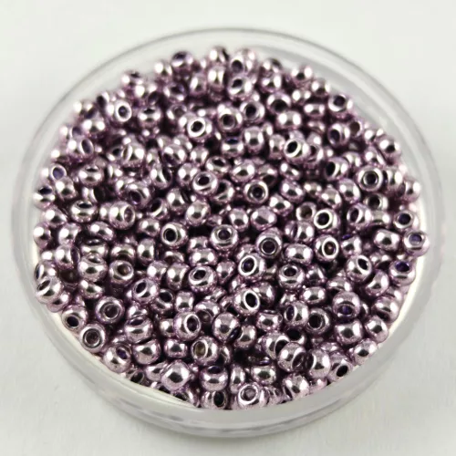 Preciosa kásagyöngy - 18123 - Metallic Purple - méret: 10/0 - 100g - AKCIOS