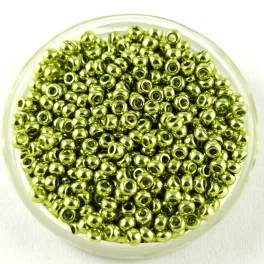   Preciosa kásagyöngy - 18154 - Metallic Chartreuse - méret: 10/0 - 100g - AKCIOS