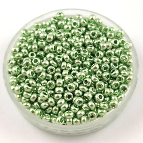 Preciosa cseh kásagyöngy - Metallic Mint - 10/0
