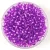 Preciosa Czech Glass Seed Bead - Silver Lined Dyed Mauve - 10/0