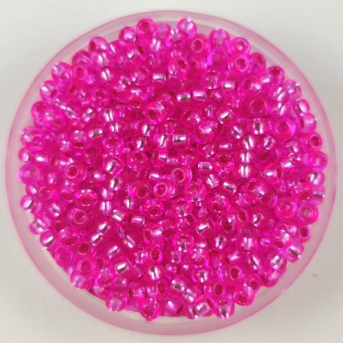 Preciosa Czech Glass Seed Bead - Silver Lined Fuchsia - 10/0