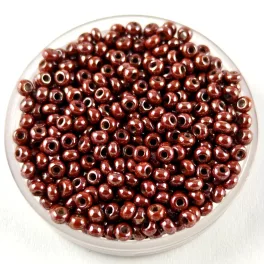   Preciosa kásagyöngy - 18600 - Opaque Chocolate Luster - méret: 10/0 - 100g - AKCIOS