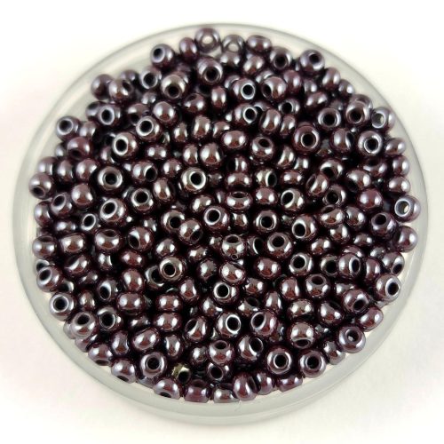 Preciosa Czech Glass Seed Bead - Metallic Chocolate - 10/0