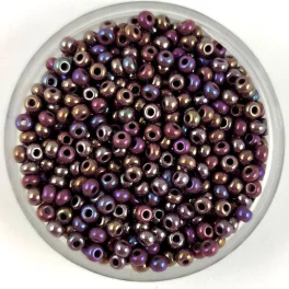 Preciosa cseh kásagyöngy - Opaque Dark Purple  Iris - 10/0