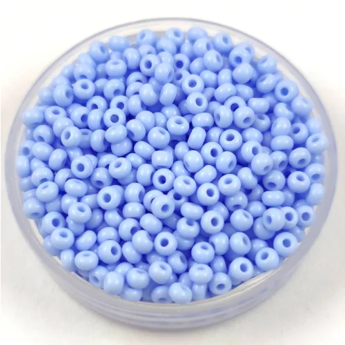 Preciosa cseh kásagyöngy - Opaque Light Blue - 10/0