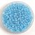 Preciosa seed bead- 38132 - Aqua Lined Crystal -  10/0 - 100g - WHOLESALE