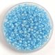 Preciosa Czech Glass Seed Bead - Aqua Lined Crystal - 10/0