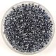 Preciosa Czech Glass Seed Bead - Gray Lined Crystal - 10/0