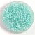 Preciosa cseh kásagyöngy - Light Turquoise Green Lined Crystal - 10/0