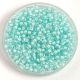 Preciosa Czech Glass Seed Bead - Light Turquoise Green Lined Crystal - 10/0