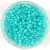 Preciosa cseh kásagyöngy - Turquoise Green Lined Crystal - 10/0