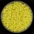 Preciosa cseh kásagyöngy - Yellow Lined Crystal - 10/0