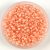 Preciosa seed bead- 38187 - Light Salmon Lined Crystal -  10/0 - 100g - WHOLESALE