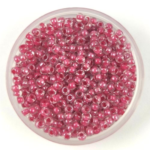 Preciosa Czech Glass Seed Bead - Red Lined Crystal - 10/0