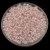 Preciosa cseh kásagyöngy - Light Peach Lined Crystal - 10/0