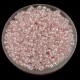 Preciosa cseh kásagyöngy - Light Peach Lined Crystal - 10/0