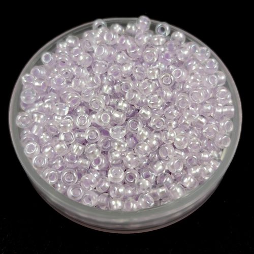 Preciosa seed bead- 3812PV - Light Violet Lined Crystal -  10/0 - 100g - WHOLESALE