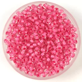 Preciosa cseh kásagyöngy - Rose Lined Crystal - 10/0