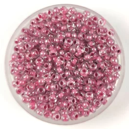 Preciosa cseh kásagyöngy - Violet Lined Crystal - 10/0