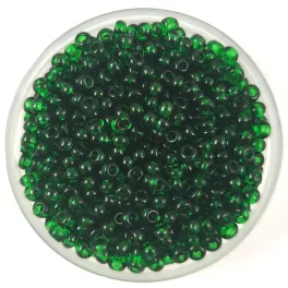   Preciosa cseh kásagyöngy - Trans Light Emerald Green - 10/0