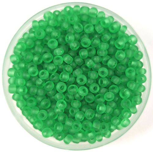 Preciosa Czech Glass Seed Bead - Trans Matt Light Green - 10/0