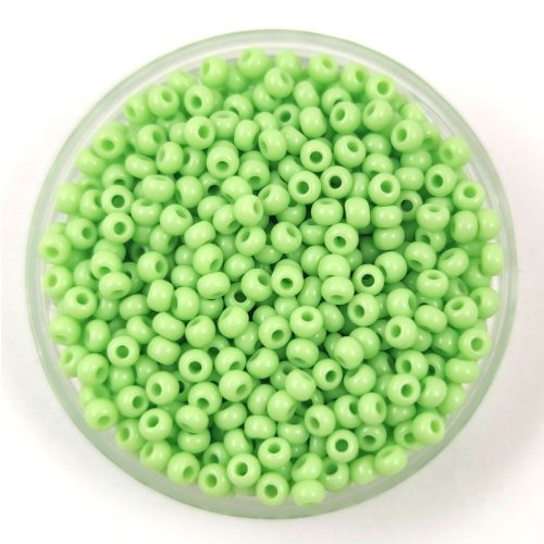 Preciosa Czech Glass Seed Bead - Opaque Light Green - 10/0