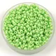 Preciosa cseh kásagyöngy - Opaque Light Green Luster - 10/0