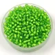 Preciosa seed bead- 55436 - Transparent Chalk Lined Lime -  10/0 - 100g - WHOLESALE