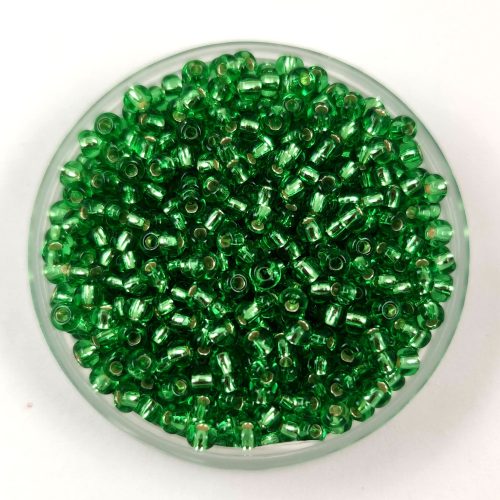 Preciosa Czech Glass Seed Bead - Silver Lined Light Green - 10/0