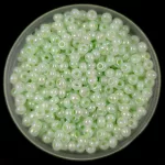 Preciosa kásagyöngy - 57552 - Light Green Lined Alabaster AB - méret: 10/0 - 100g - AKCIOS
