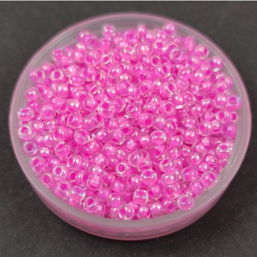 Preciosa kásagyöngy - 58577 - Magenta Lined Crystal - méret: 10/0 - 100g - AKCIOS