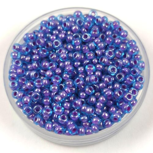 Preciosa seed bead- 61328 - Purple Lined Sapphire -  10/0 - 100g - WHOLESALE