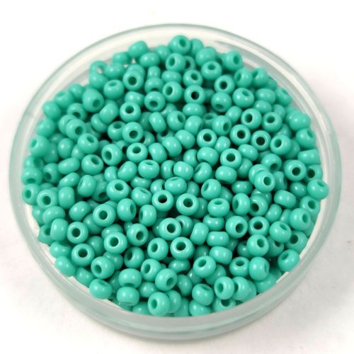 Preciosa seed bead- 63130 - Turquoise Green -  10/0 - 100g - WHOLESALE