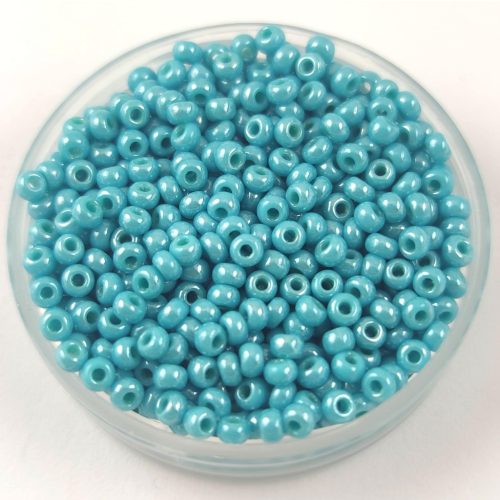 Preciosa seed bead- 68030 - Turquoise Green Luster -  10/0 - 100g - WHOLESALE