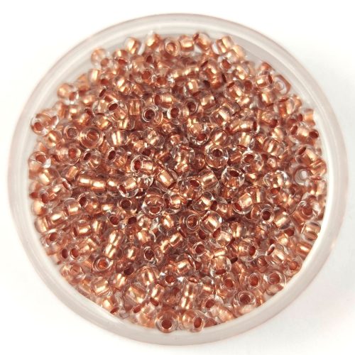 Preciosa Czech Glass Seed Bead - Copper Lined Crystal - 10/0