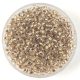 Preciosa Czech Glass Seed Bead - Golden Bronze Lined Crystal - 10/0