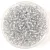 Preciosa cseh kásagyöngy - Gray Lined Crystal - 10/0