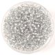 Preciosa Czech Glass Seed Bead - Gray Lined Crystal - 10/0