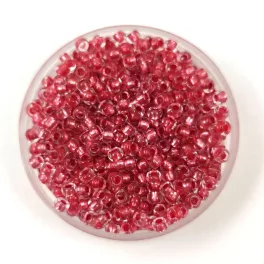   Preciosa cseh kásagyöngy - Pommegranate Lined Crystal - 10/0