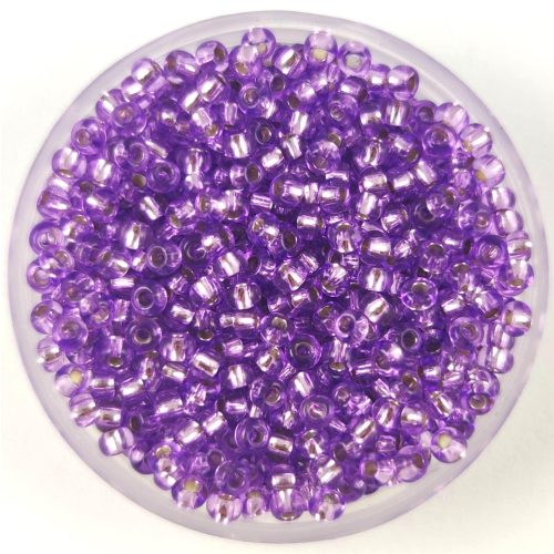 Preciosa Czech Glass Seed Bead - Silver Lined Amethyst - 10/0