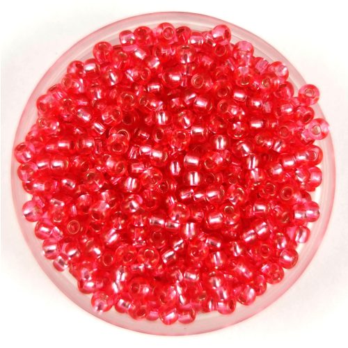 Preciosa Czech Glass Seed Bead - Silver Lined Padparadscha - 10/0